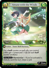 Attune with the Winds (200) - Dawn of Ashes 1st Edition Foil - The Grand Archivist