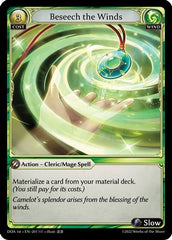 Beseech the Winds (201) - Dawn of Ashes 1st Edition Foil - The Grand Archivist