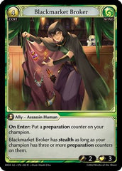 Blackmarket Broker (202) - Dawn of Ashes 1st Edition - The Grand Archivist
