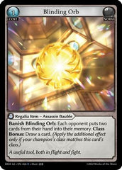 Blinding Orb (026) - Dawn of Ashes 1st Edition - The Grand Archivist
