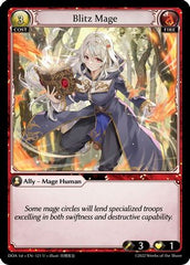 Blitz Mage (121) - Dawn of Ashes 1st Edition Foil - The Grand Archivist