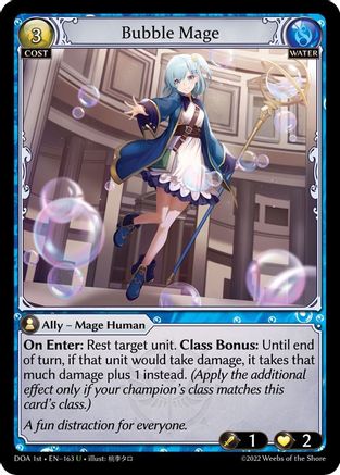 Bubble Mage (163) - Dawn of Ashes 1st Edition - The Grand Archivist