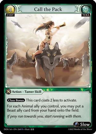 Call the Pack (268) - Dawn of Ashes 1st Edition - The Grand Archivist