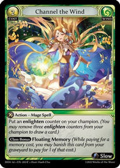 Channel the Wind (205) - Dawn of Ashes 1st Edition Foil - The Grand Archivist