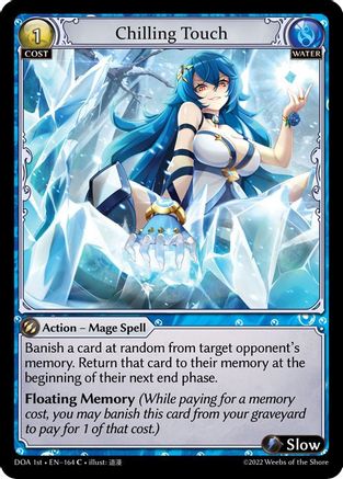 Chilling Touch (164) - Dawn of Ashes 1st Edition Foil - The Grand Archivist