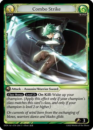Combo Strike (206) - Dawn of Ashes 1st Edition Foil - The Grand Archivist