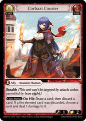 Corhazi Courier (124) - Dawn of Ashes 1st Edition Foil - The Grand Archivist