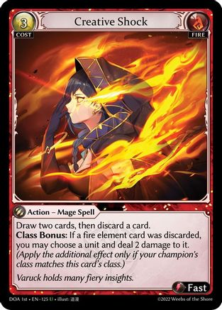 Creative Shock (125) - Dawn of Ashes 1st Edition Foil - The Grand Archivist