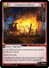 Cremation Ritual (126) - Dawn of Ashes 1st Edition - The Grand Archivist