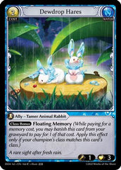Dewdrop Hares (166) - Dawn of Ashes 1st Edition Foil - The Grand Archivist