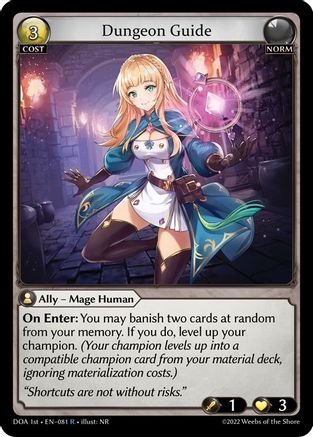 Dungeon Guide (081) - Dawn of Ashes 1st Edition Foil - The Grand Archivist
