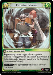 Extortion Scheme (211) - Dawn of Ashes 1st Edition Foil - The Grand Archivist
