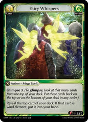 Fairy Whispers (212) - Dawn of Ashes 1st Edition Foil - The Grand Archivist