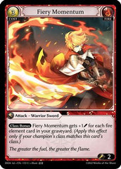 Fiery Momentum (133) - Dawn of Ashes 1st Edition - The Grand Archivist