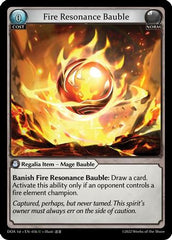 Fire Resonance Bauble (036) - Dawn of Ashes 1st Edition Foil - The Grand Archivist