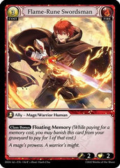 Flame-Rune Swordsman (136) - Dawn of Ashes 1st Edition - The Grand Archivist