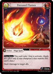 Focused Flames (138) - Dawn of Ashes 1st Edition - The Grand Archivist