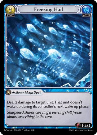 Freezing Hail (170) - Dawn of Ashes 1st Edition - The Grand Archivist