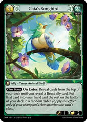 Gaia's Songbird (270) - Dawn of Ashes 1st Edition Foil - The Grand Archivist