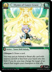 Hymn of Gaia's Grace (271) - Dawn of Ashes 1st Edition Foil - The Grand Archivist