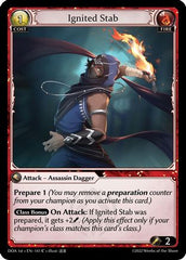 Ignited Stab (141) - Dawn of Ashes 1st Edition Foil - The Grand Archivist