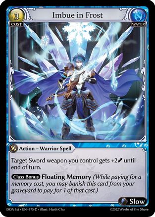 Imbue in Frost (175) - Dawn of Ashes 1st Edition Foil - The Grand Archivist