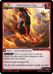 Immolation Trap (142) - Dawn of Ashes 1st Edition - The Grand Archivist