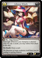 Library Witch (097) - Dawn of Ashes 1st Edition Foil