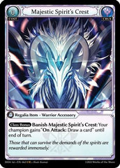 Majestic Spirit's Crest (063) - Dawn of Ashes 1st Edition Foil - The Grand Archivist