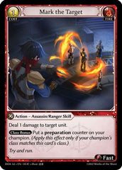 Mark the Target (145) - Dawn of Ashes 1st Edition Foil