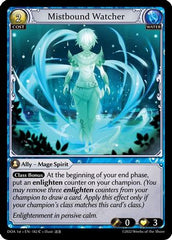 Mistbound Watcher (182) - Dawn of Ashes 1st Edition Foil