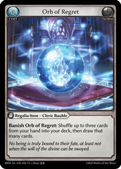 Orb of Regret (045) - Dawn of Ashes 1st Edition Foil - The Grand Archivist