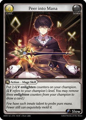 Peer into Mana (102) - Dawn of Ashes 1st Edition Foil - The Grand Archivist