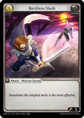 Reckless Slash (105) - Dawn of Ashes 1st Edition Foil - The Grand Archivist