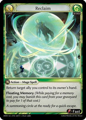 Reclaim (220) - Dawn of Ashes 1st Edition Foil