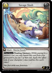 Savage Slash (107) - Dawn of Ashes 1st Edition Foil - The Grand Archivist