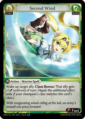 Second Wind (222) - Dawn of Ashes 1st Edition Foil