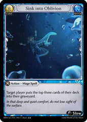 Sink into Oblivion (190) - Dawn of Ashes 1st Edition Foil - The Grand Archivist