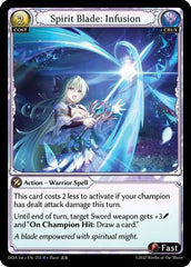 Spirit Blade: Infusion (255) - Dawn of Ashes 1st Edition Foil