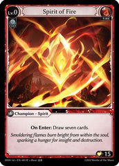 Spirit of Fire (001) - Dawn of Ashes 1st Edition - The Grand Archivist