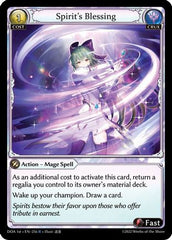 Spirit's Blessing (256) - Dawn of Ashes 1st Edition - The Grand Archivist