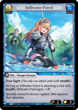 Stillwater Patrol (192) - Dawn of Ashes 1st Edition Foil - The Grand Archivist