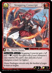 Strapping Conscript (156) - Dawn of Ashes 1st Edition Foil - The Grand Archivist