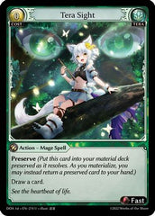 Tera Sight (274) - Dawn of Ashes 1st Edition Foil - The Grand Archivist