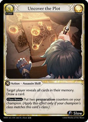 Uncover the Plot (265) - Dawn of Ashes 1st Edition Foil - The Grand Archivist