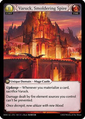 Varuck, Smoldering Spire (158) - Dawn of Ashes 1st Edition Foil - The Grand Archivist