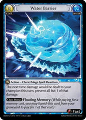 Water Barrier (197) - Dawn of Ashes 1st Edition - The Grand Archivist
