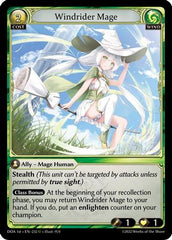 Windrider Mage (232) - Dawn of Ashes 1st Edition Foil