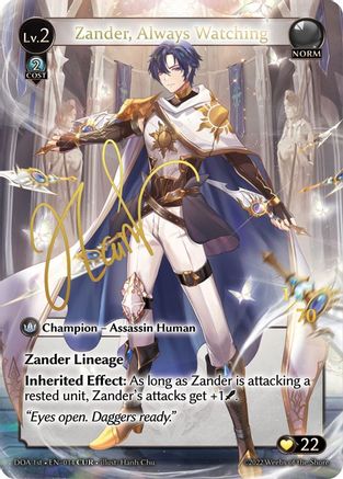 Zander, Always Watching (CUR) (014) - Dawn of Ashes 1st Edition Foil - The Grand Archivist