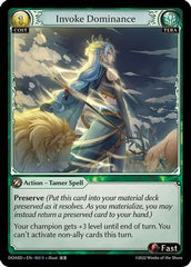 Invoke Dominance (103) - Dawn of Ashes Starter Decks - The Grand Archivist
